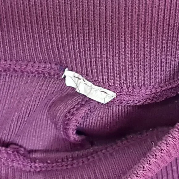 ALO Yoga Women's Athletic Shorts - Dark Purple - Picture 5 of 5